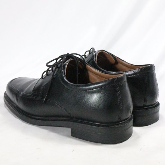 GEORGE Chad Black leather Narrow Width Oxfords - Picture 9 of 12